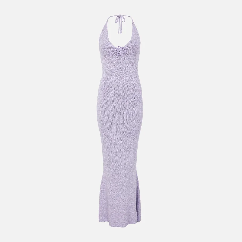 Asta Resort Daphne Dress - Lavender Sequin