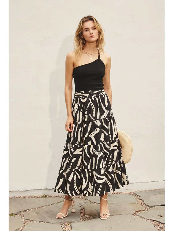 Dress Forum Anu Skirt In Black Ecru