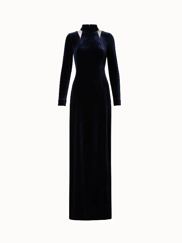 Fluid Velvet Gown