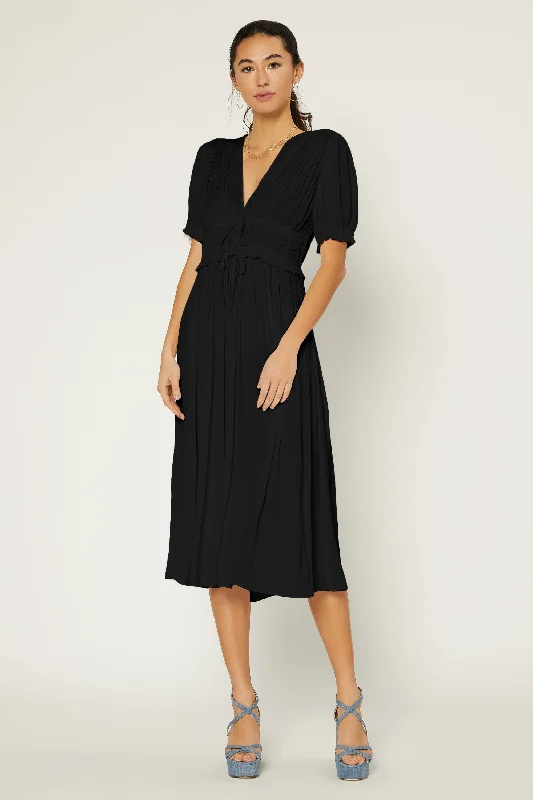 Amelia Pleated Maxi Dress