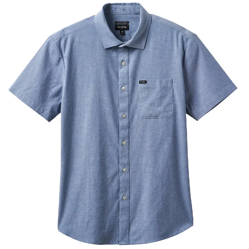 Brixton - Charter Oxford Shirt Light Blue Chambray