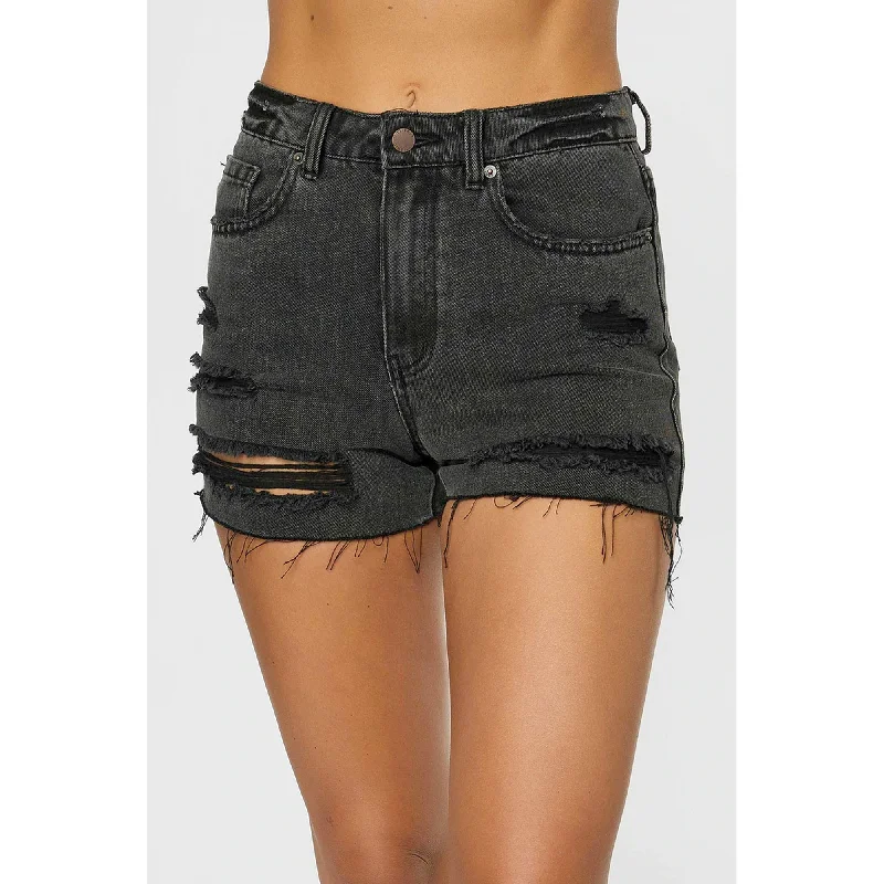 O'Neill Angus Women's Denim Shorts - Black