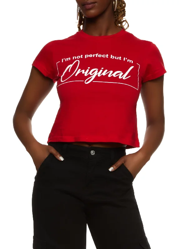 Im Not Perfect But Im Original Graphic Tee