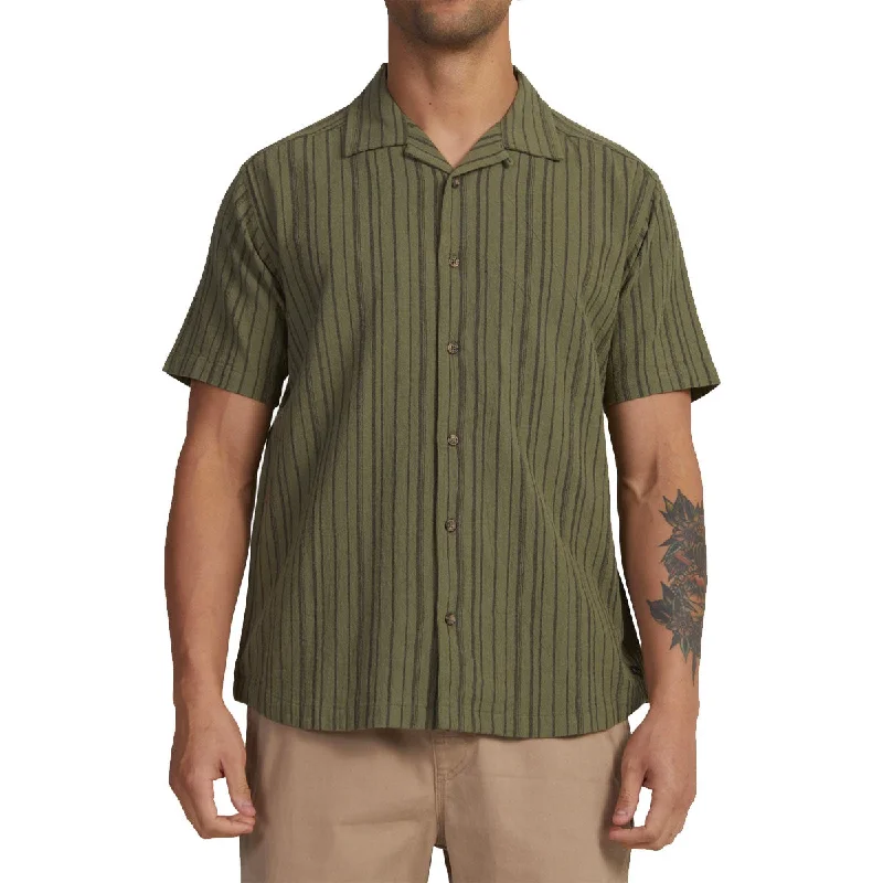 RVCA - Beat Stripe Shirt Agave