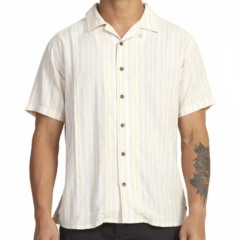 RVCA - Beat Stripe Shirt Sand