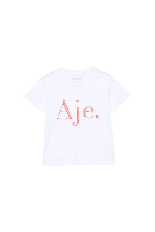 Amia Kids Embroidered Logo Tee