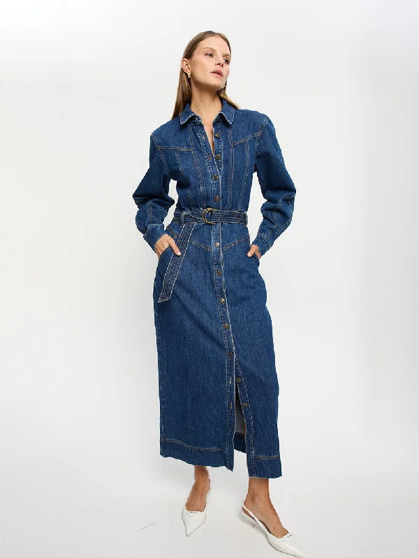 Bonny Denim Midi Dress