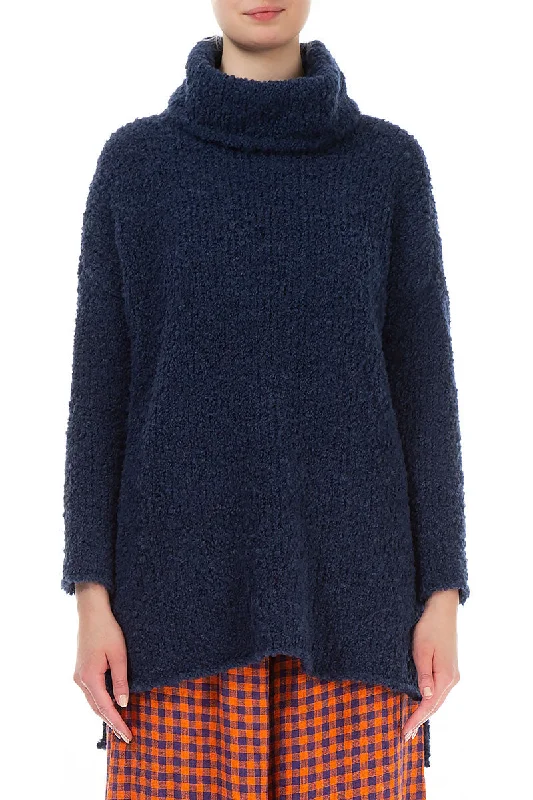 Blue Violet Alpaca Wool Sweater