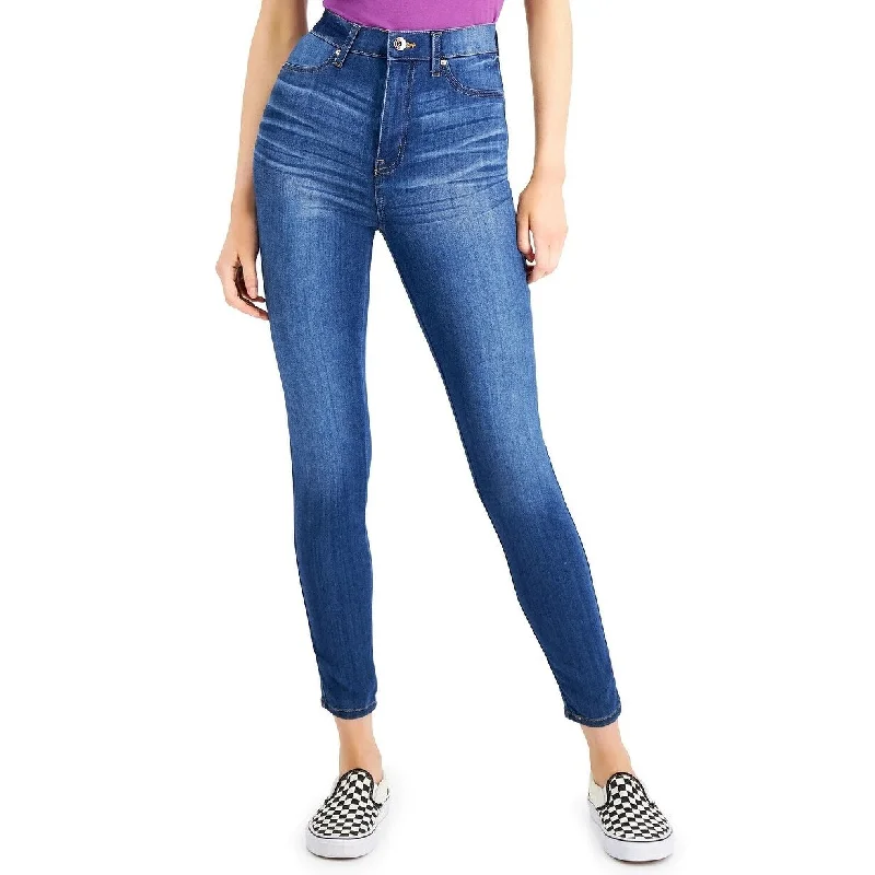 Celebrity Pink Women's Curvy Ultra Ankle Skinny Jeans Blue Size 5