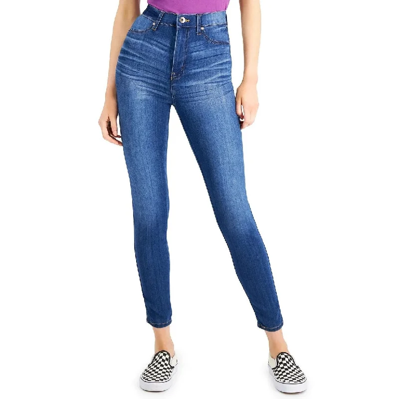 Celebrity Pink Women's Curvy Ultra Ankle Skinny Jeans Blue Size 7