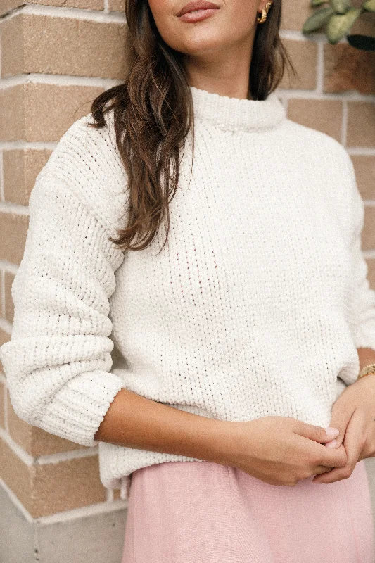 Debut Knit Sweater - Cream