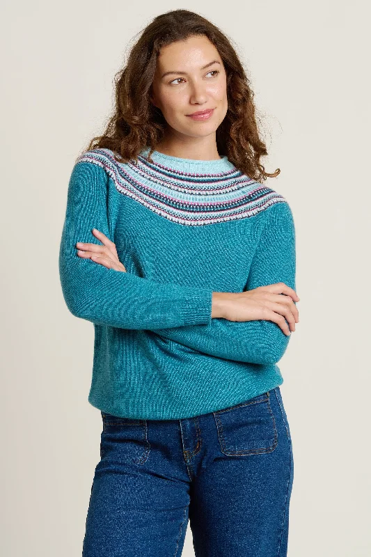 Fairisle Knitted Crew Neck Jumper