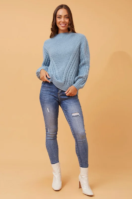 RYNLEE CABLE KNIT JUMPER